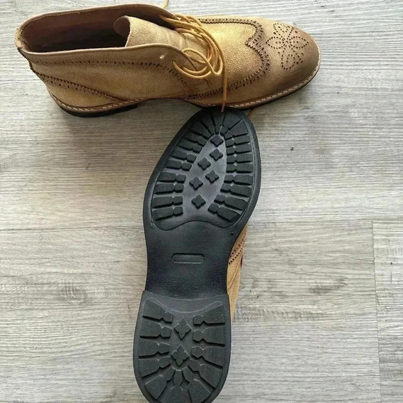 Marc Joseph Mens Vestry St Mustard Suede Ankle Boots Size 10 - Picture 7 of 8